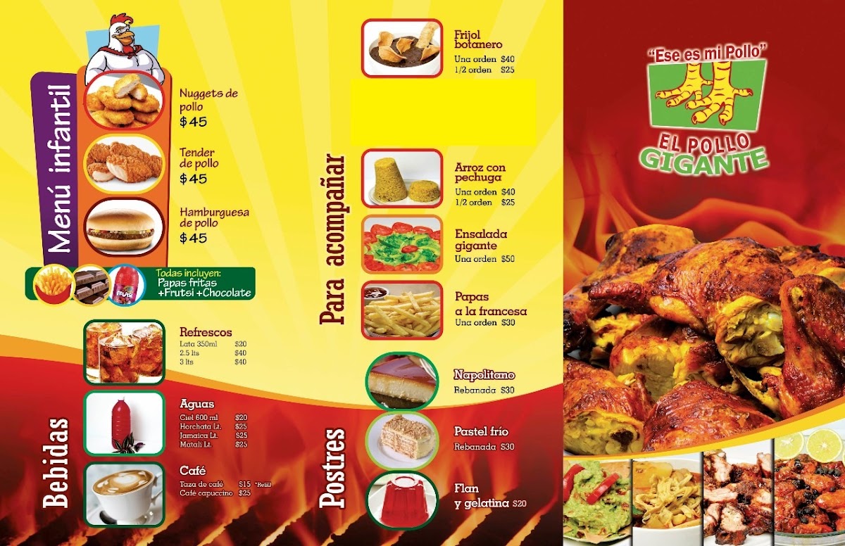 El Pollo Gigante Comalcalco Menu - Image 4